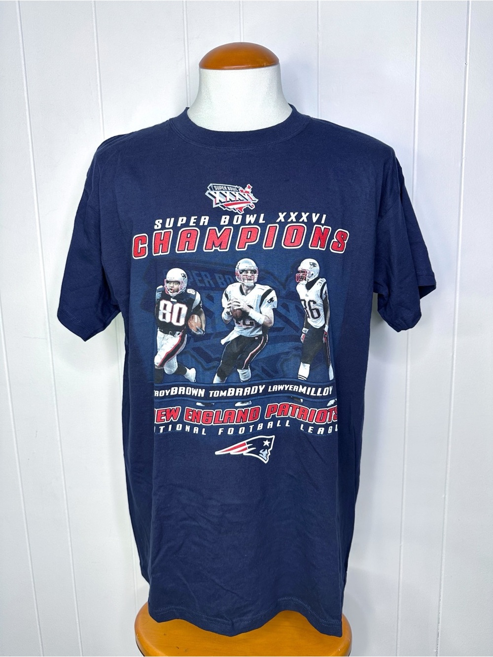 Vintage Super Bowl 36 New England Patriots T Shirt